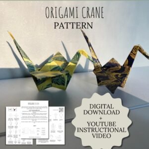 origami birds pdf pattern origami Crane origami Swan PDF Guide Beginner-Friendly Step-by-Step Folding Instructions Easy Origami Birds PDF