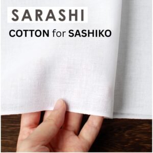 Japanese sashiko Sarashi cloth 34x71cm 100% Cotton fabric Fine or coarse weave Sashiko embroidery fabric Hanafukin cloth White Plain sashiko